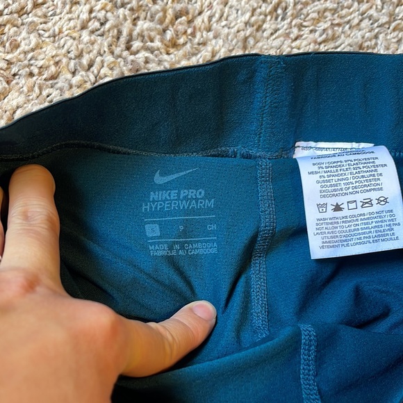 Nike Pro Hyper Warm Leggings SZ Small - Picture 4 of 10